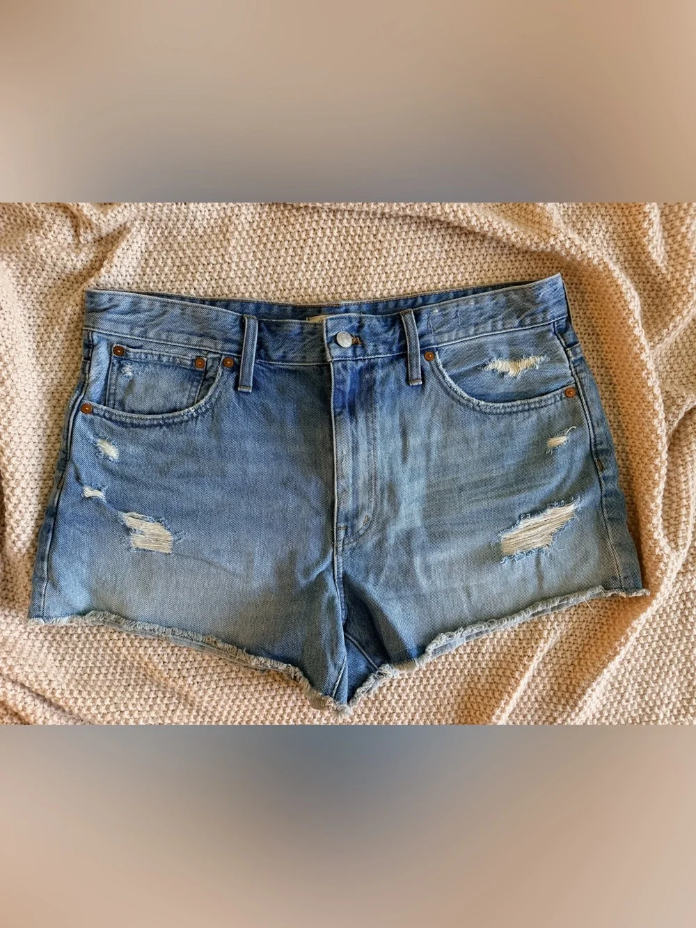 💙 Madewell Relaxed Denim Shorts | Women’s Size 31 | NWT